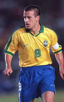 Brazil coach Carlos Dunga in his playing days